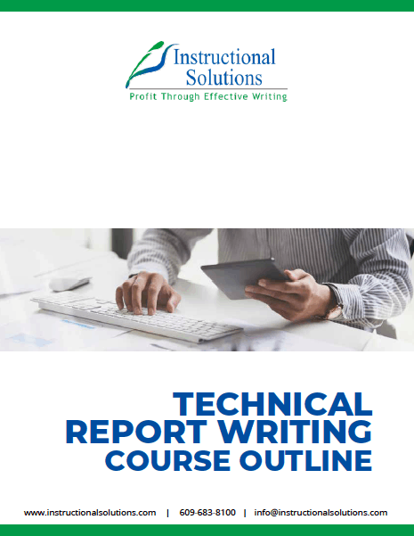 Technical report writing course online live virtual 